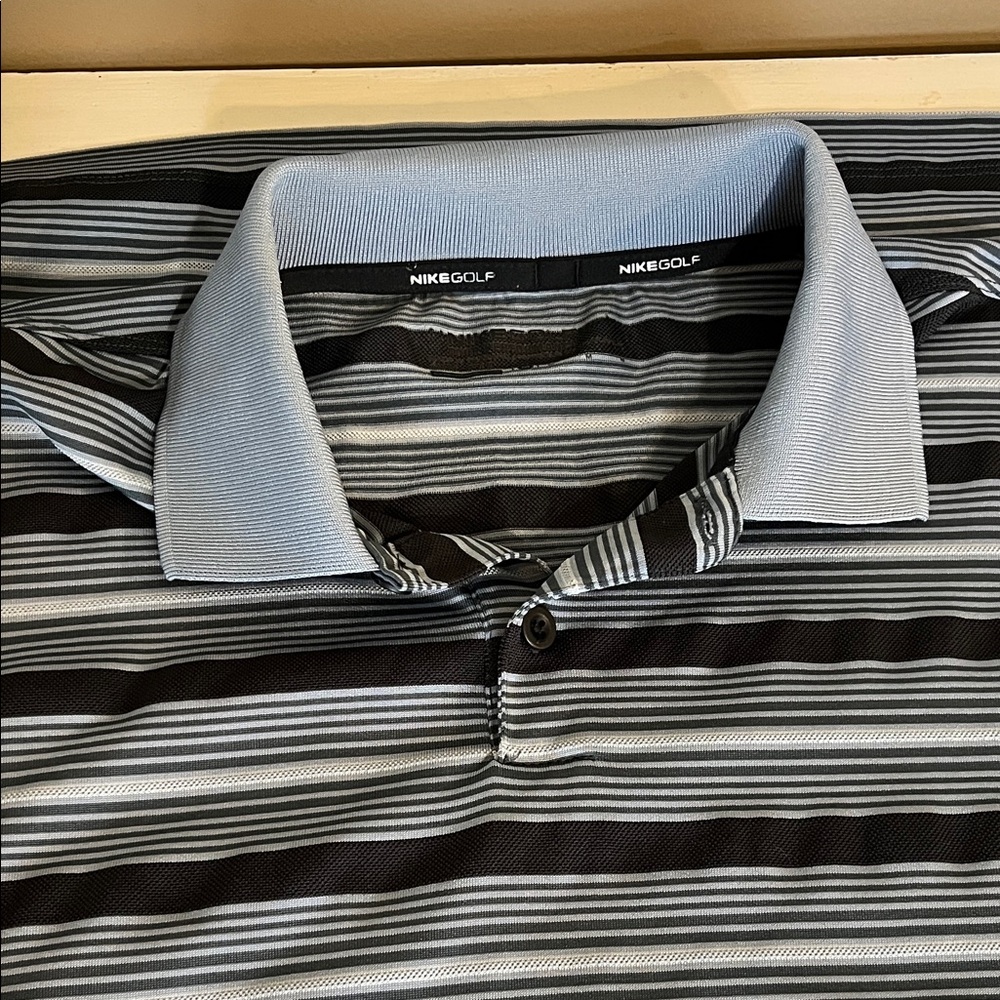 Nike Golf striped shirt